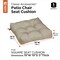 Classic Accessories 19" x 19" x 5" Square Seat Cushions, Khaki, 2PK 62-115-016202-2PK - alternate 3